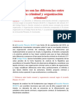 Cuáles Son Las Diferencias Entre Banda Criminal y Organización Criminal