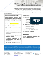 ISO 50001:2018 Energy Management System Awareness: This Course Is Recommended For Topics Covered