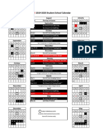 Revised: 2019 2020 Student School Calendar