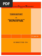 Hinopak Production Managment