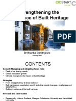 Strengthening The Resilience of Built Heritage