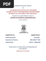 Comparative Study of Customer Satisfaction Towards Services Provided by Private and Public Sector Bank