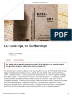 La Rueda Roja, de Solzhenitsyn - Arte