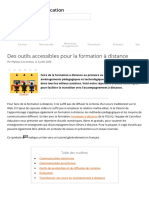 Des Outils Accessibles Pour La Formation À Distance - Carrefour Éducation