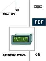 Panel Meter N15Z Type: Instruction Manual