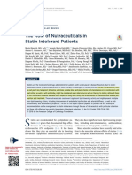 The Role of Nutraceuticals in Statin Intolerant Patients