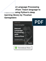 (PDF) Natural Language Processing With Tensorflow: Teach Language To Machines Using Python'S Deep Learning Library by Thushan Ganegedara