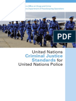 UNITED NATIONS Criminal Justice Standards For UN Police