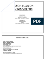 Lesson Plan On Poliomyelitis