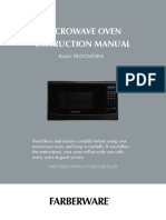 Microwave Oven Instruction Manual: Model: FMO07ABTBKA