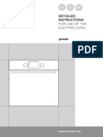 Detailed Instructions For Use of The Electric Oven: BG IE MT