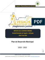 Plan de Desarrollo Vegachi PDF