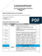 Cronograma Matemáticas Básicasl 2020-2 Normal