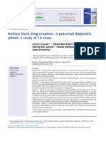 Bullous Fixed Drug Eruption: A Potential Diagnostic Pitfall: A Study of 18 Cases