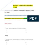 Consumer Behavior 7th Edition Wayne D. Hoyer - Test Bank