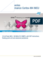 STM32 F4 Series High-Performance Cortex-M4 MCU