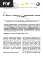 The Balanced Scorecard in A Pharmaceutical Company A Case Study PDF