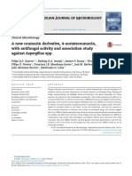 A New Coumarin Derivative, 4-Acetatecoumarin, With Antifungal Activity and Association Study Against SPP