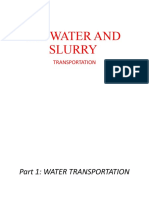 Share Lect 3. WATER AND SLURRY