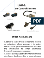 UNIT-6: Emission Control Sensors: Knock Sensor Lambda Sensor