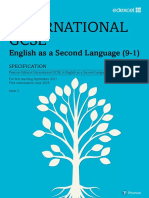 International Gcse Esl 2017 Specification