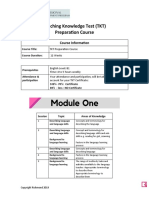 Teaching Knowledge Test (TKT) Preparation Course