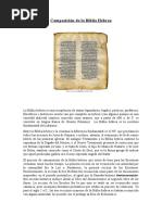 Composicion de La Biblia Hebrea