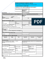 The New India Assurance Company Limited: Please Answer All Required Questions Fully