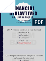 Important MCQs of Financial Derivatives