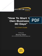 How To Start Your Own Business