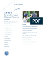 Digitalflow™ Df868: Panametrics Liquid Ultrasonic Flowmeter