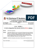 Sri Chaitanya IIT Academy., India.: 2016 - PAPER-II