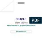 Oracle: Exam 1Z0-063