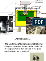 Advantages and Limitations of Electrical-Discharge Machining (EDM)