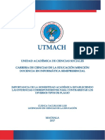 Importancia de La Honestidad Académica PDF