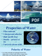 Properties of Water