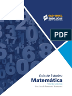 Vilmar Dos Santos Alves - Guia de Estudos Matemática