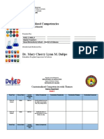 Contextualized Competencies: Dr. Mary Cherry Lynn M. Dalipe