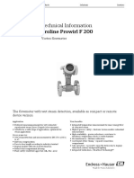 Endress & Hauser Flowmeters - Technical Information Proline Prowirl F 200 PDF