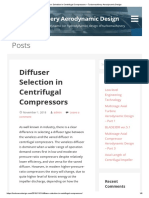 Diffuser Selection in Centrifugal Compressors