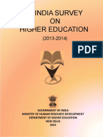 AISHE Final Report 2013-14 PDF