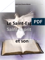 Le Saint-Esprit Et Son Onction