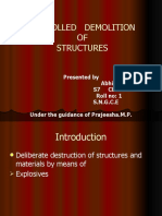 Controlled Demolition of Structures