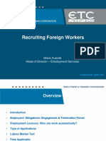 Recruiting Foreign Workers - MALTA - Mario Xuereb