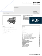 Axial Piston Variable Motor AA6VM Series 63 Americas: RE-A 91604/08.2016, Bosch Rexroth Corp