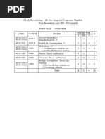 6 Yr M.tech Curriculum PDF