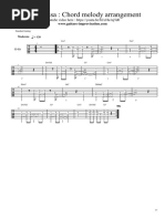 Blue Bossa Chord Melody PDF