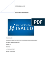 UNIVERSIDAD ISALUD Trabajo de Antroppologia Monografia