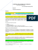 Análisis SISTEMA FINANCIERO ECUATORIANO