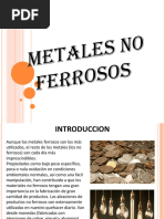 Metales No Ferrosos